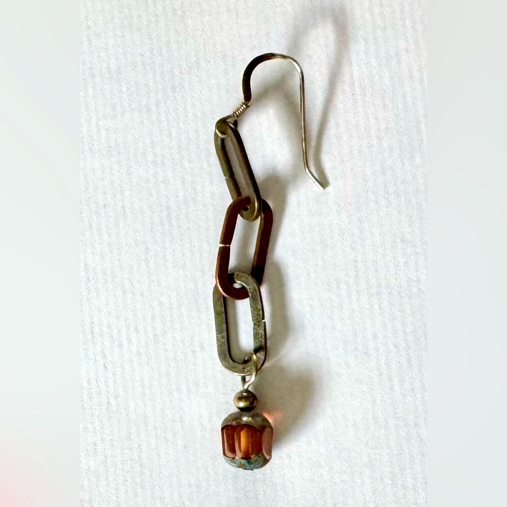Earthy, Boho earrings 🤎 - Picture 2 of 3